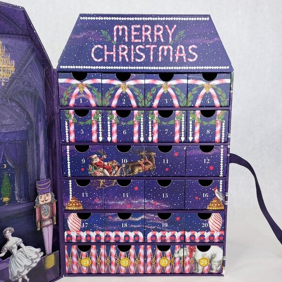 Vosges Haute-Chocolat Nutcracker Christmas Advent Calendar 2022 Empty 24 Drawers - Picture 12 of 16